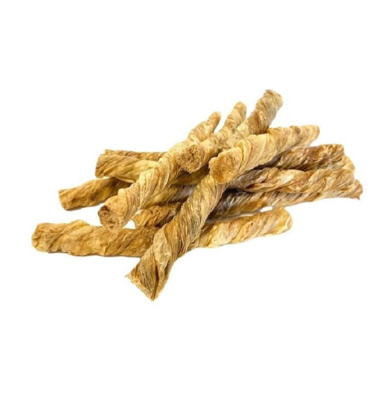 Beef Bladder twist sticks