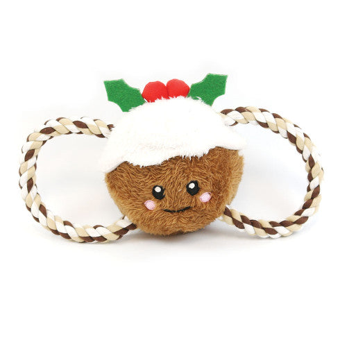 Christmas Pudding Rope Tug Toy