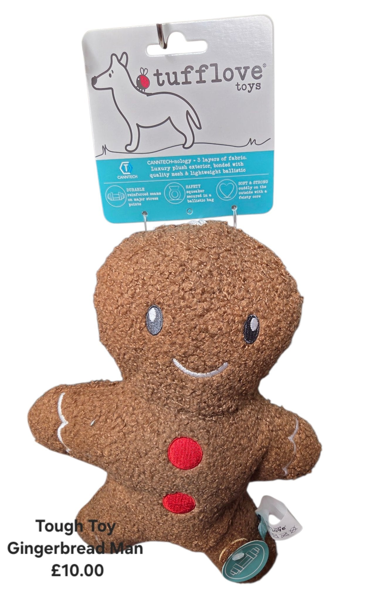 Tough Toy Gingerbread Man
