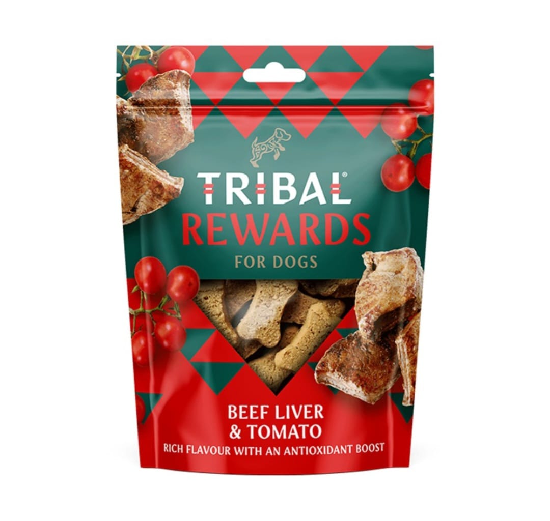 Tribal Rewards Beef, Liver & Tomato Dog Biscuits 125g