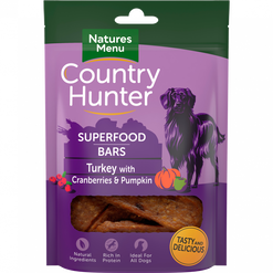 Natures Menu Country Hunter Bars - Turkey