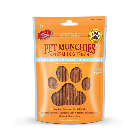 Pet Munchies Salmon & Sweet Potato sticks